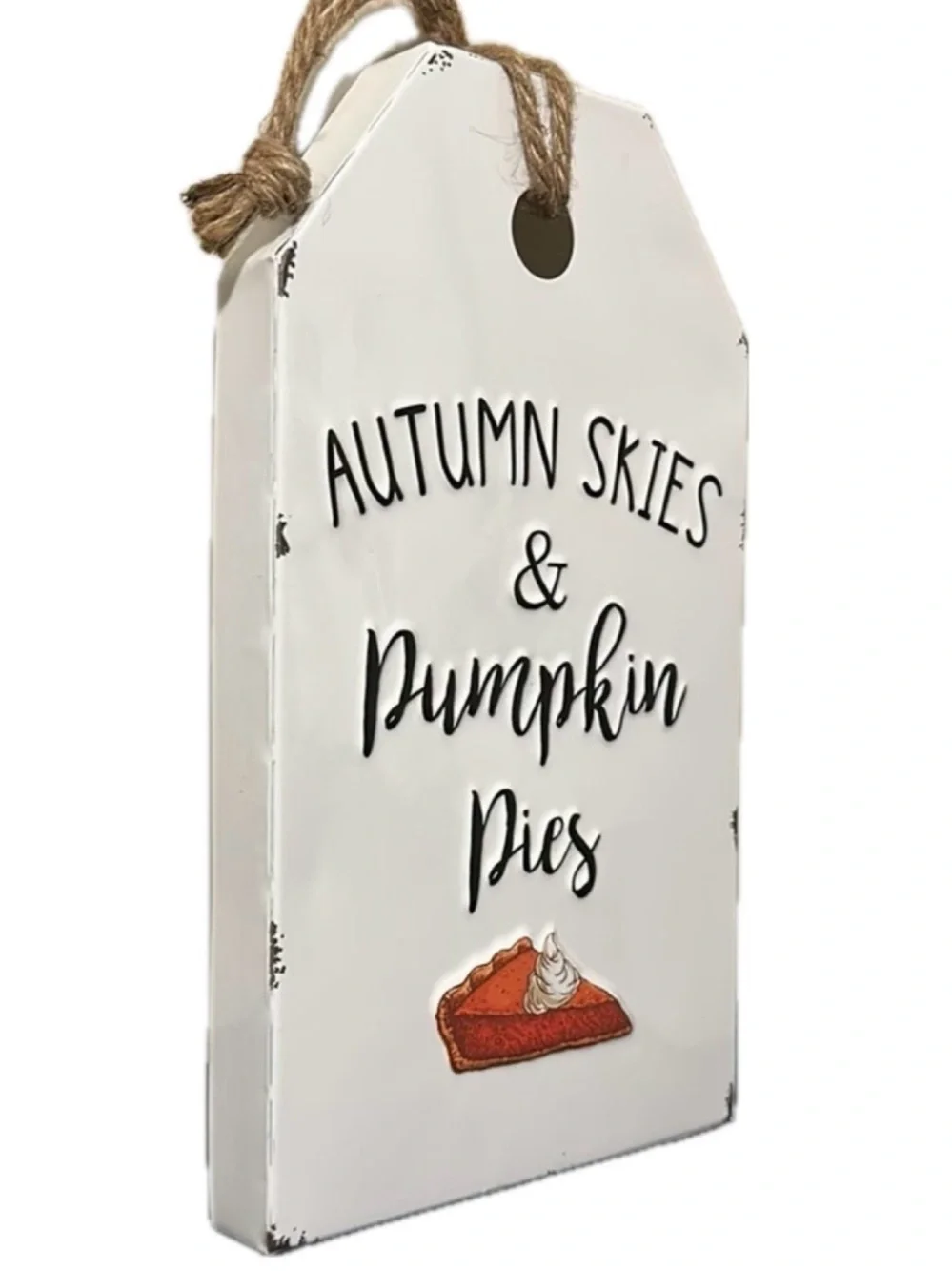 Autumn Skies & Pumpkin Pies Metal Wall Decor~NEW!